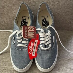 Vans Women's Denim Blue Sneakers